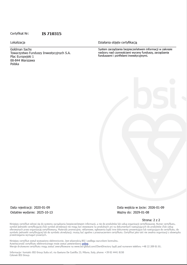 Certyfikat ISO 
